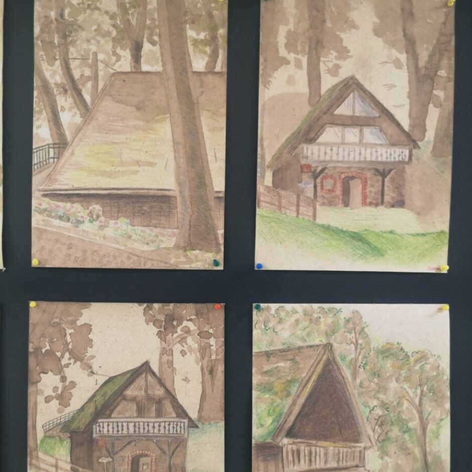 vasaras plenēra darbi - Latvijas ainavas