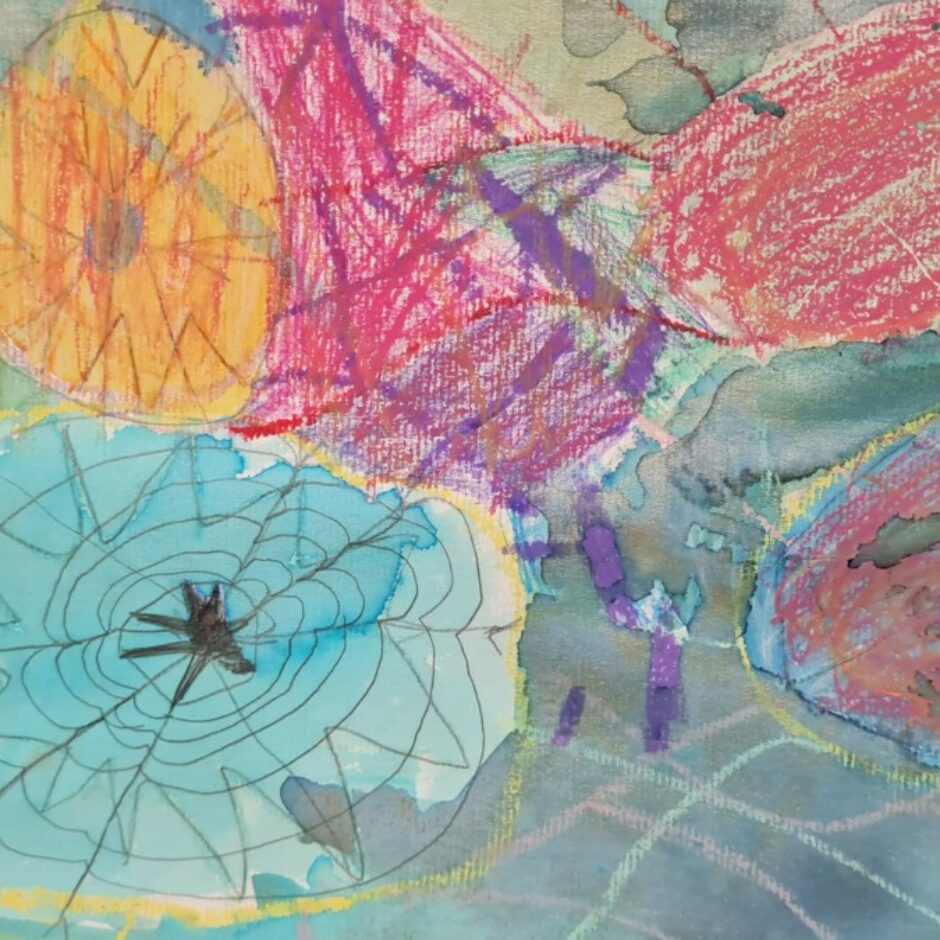 sniegpārslu glezniņu izstādē