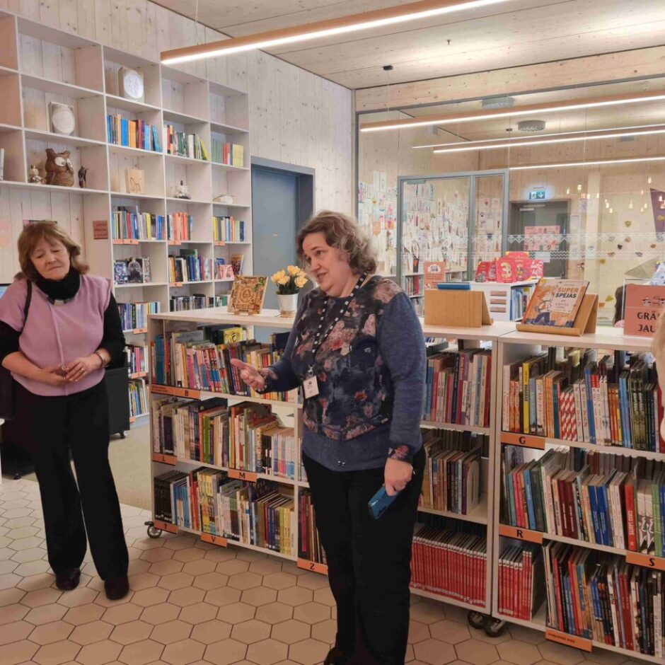 Ogres bibliotēkas apskate