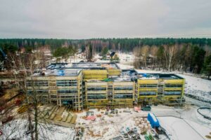 skolas 1.kārtas būvniecība