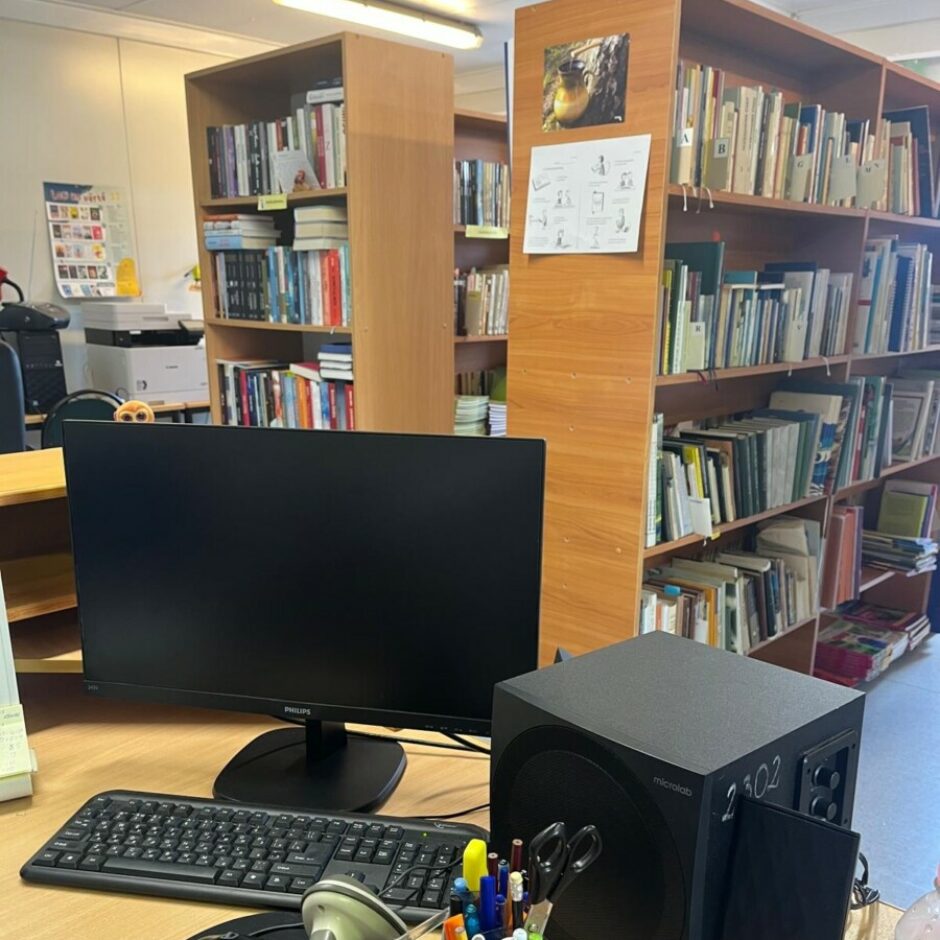 bibliotekāres darba vieta