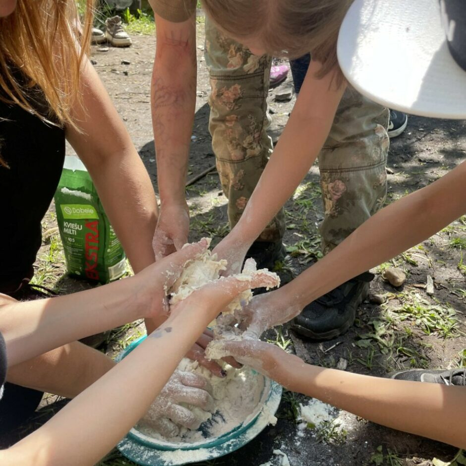 skautu maizes gatavošana