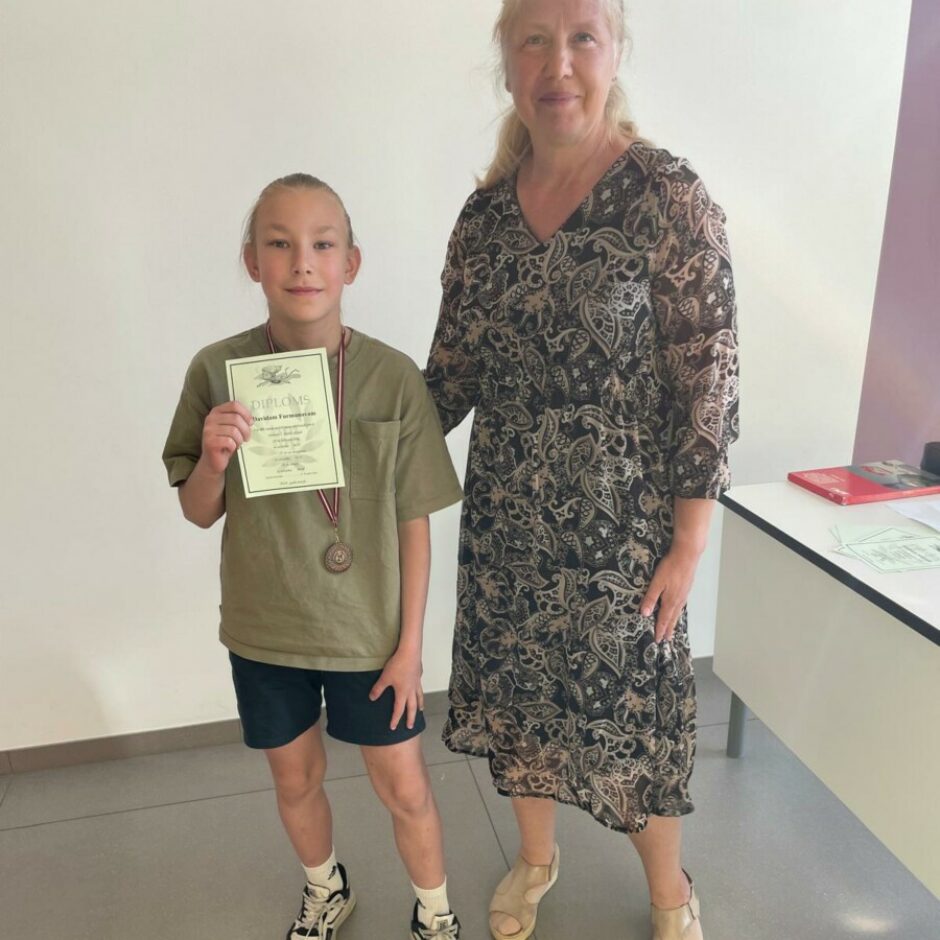 peldētāju apbalvošana