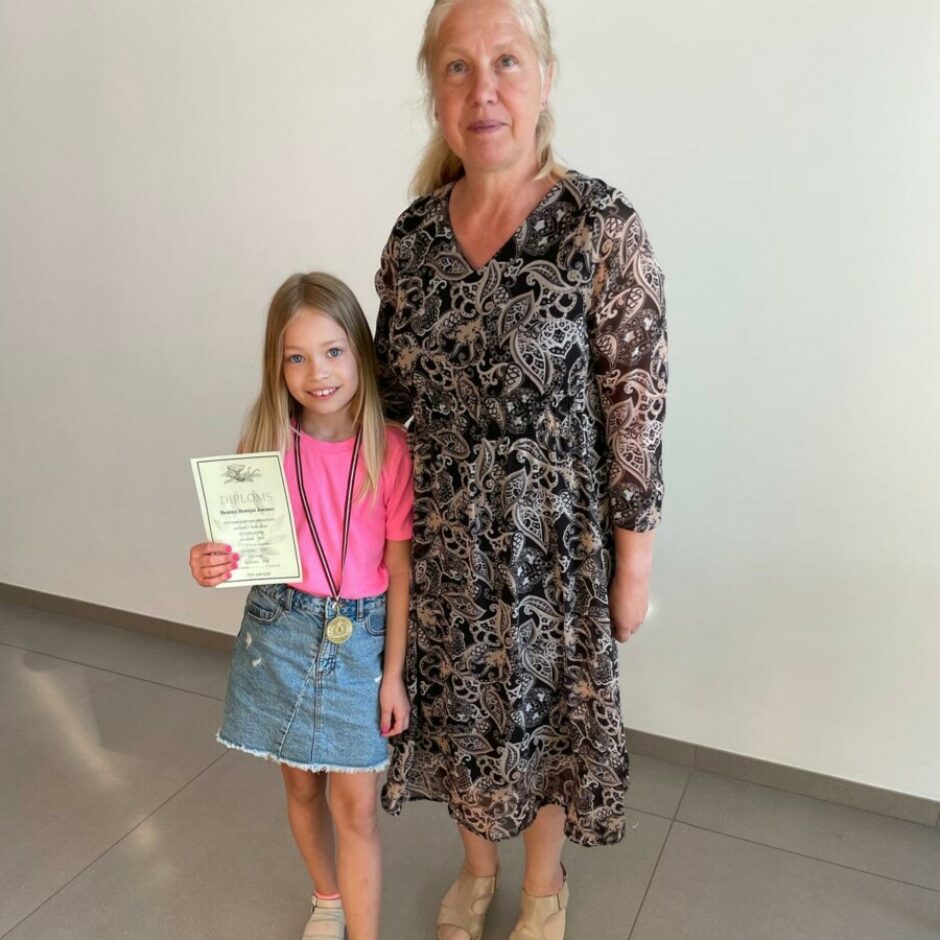 peldētāju apbalvošana