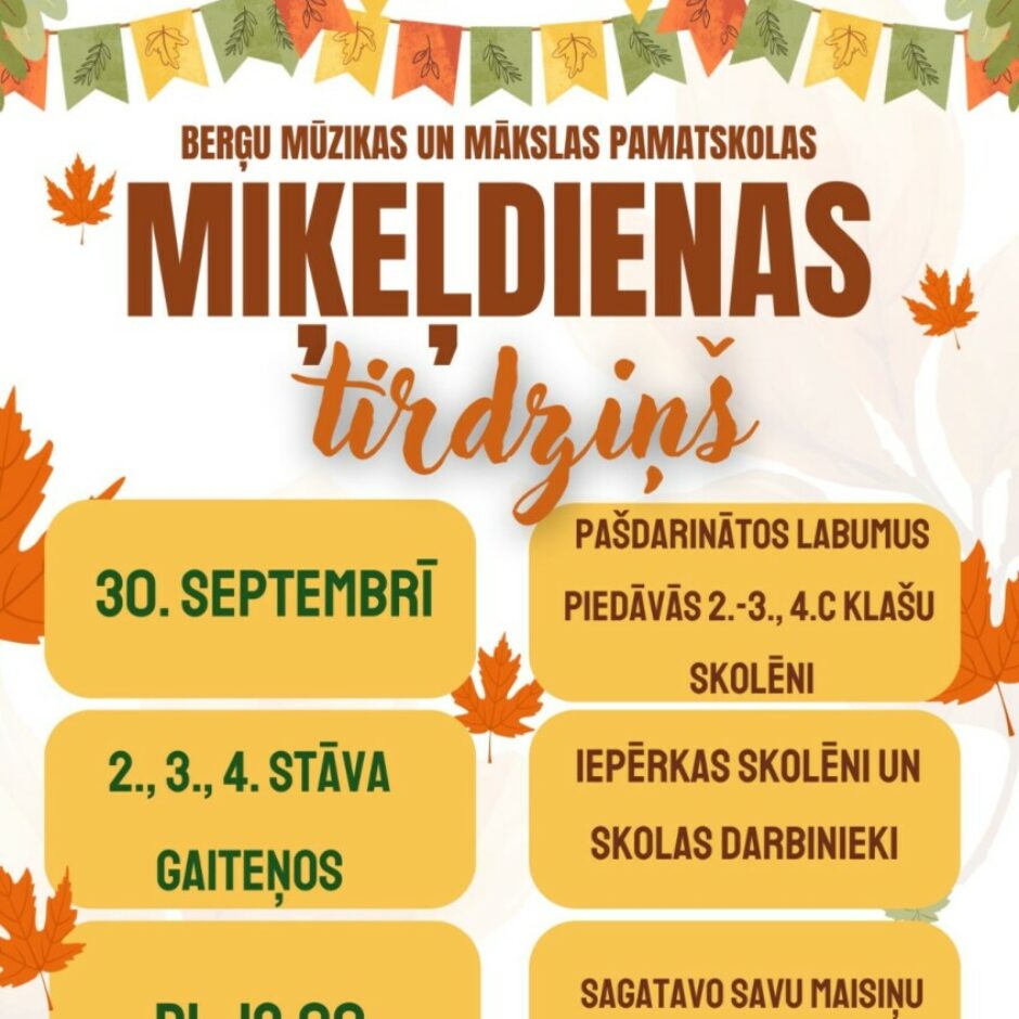Miķeļdienas tirdzinš 30.09.