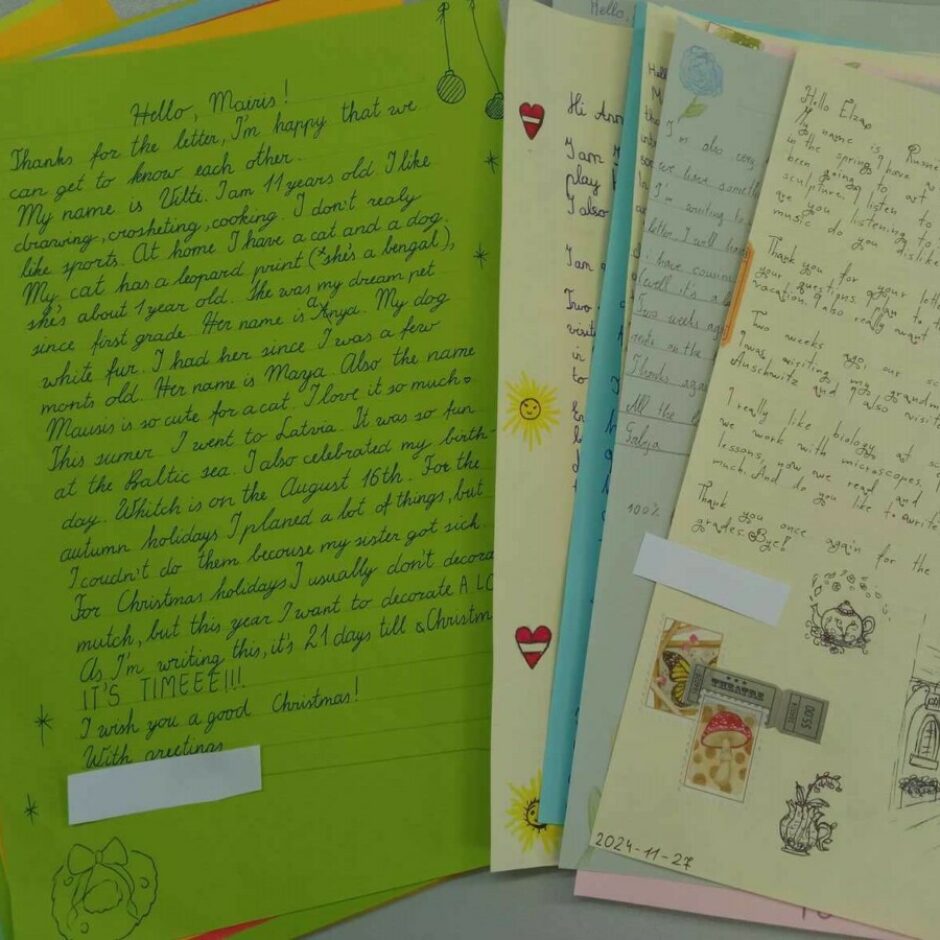 vēstules no Lietuvas skolēniem