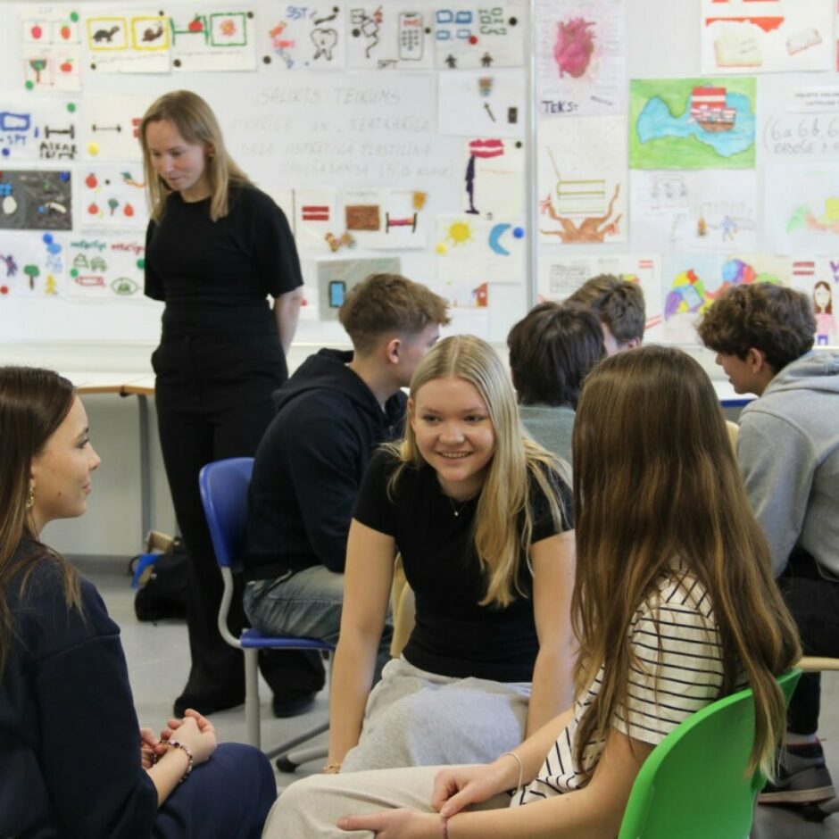 “Mana runa pārliecina” nodarbība 9.a klasē