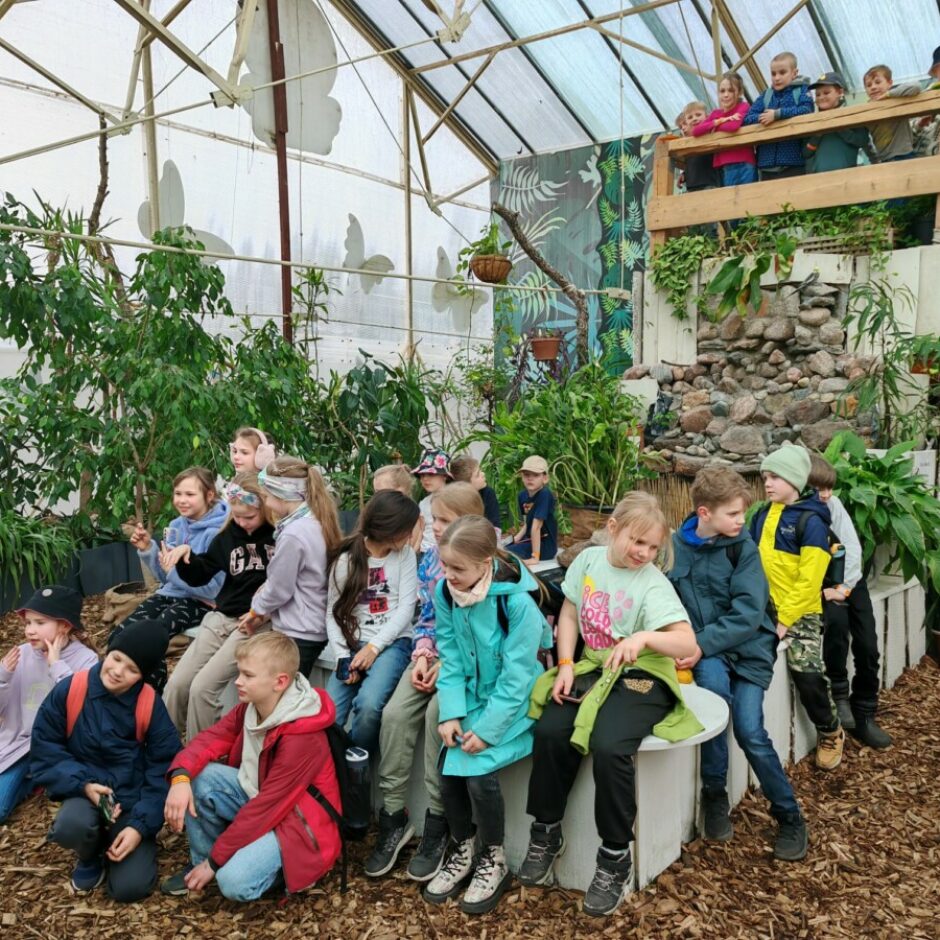 2.c klase Tērvetes tauriņu mājā