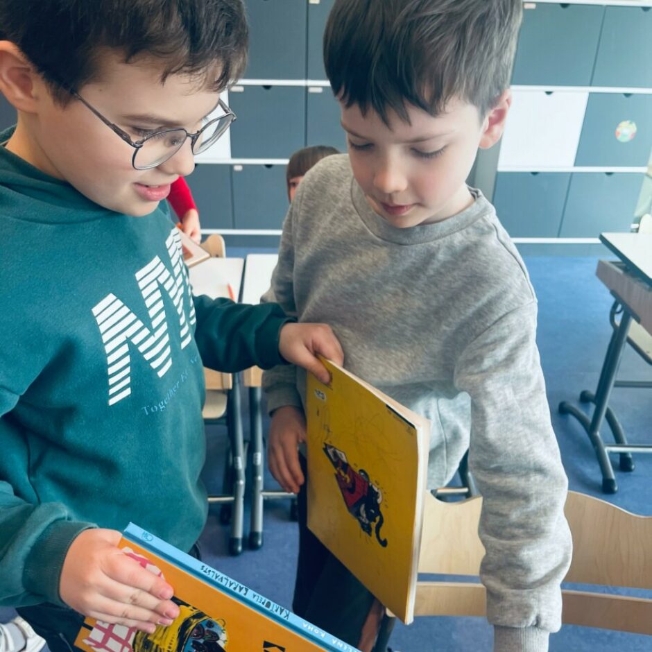 Starptautiskā bērnu grāmatu diena 1.d klasē