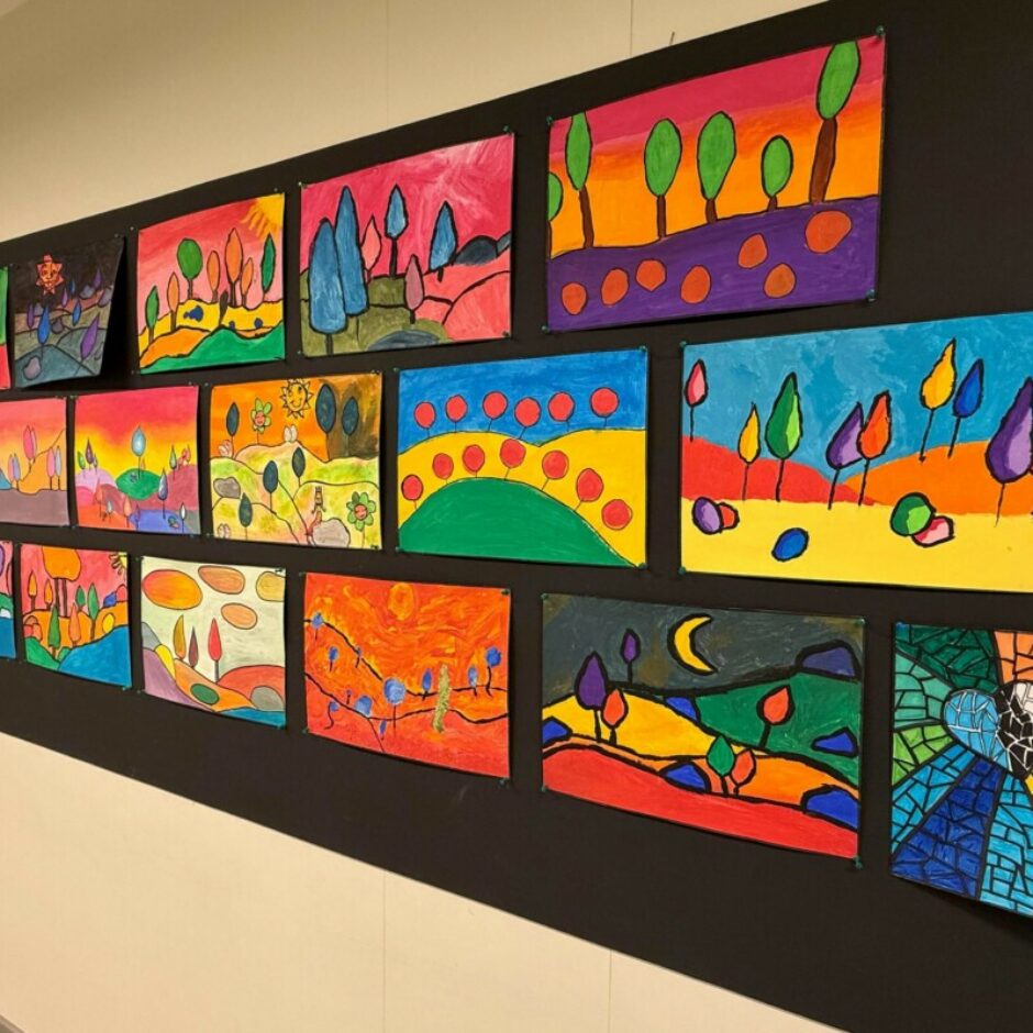 sadraudzības skolas (Pärnu Rääma Põhikool, Igaunija) skolēnu radošie darbi