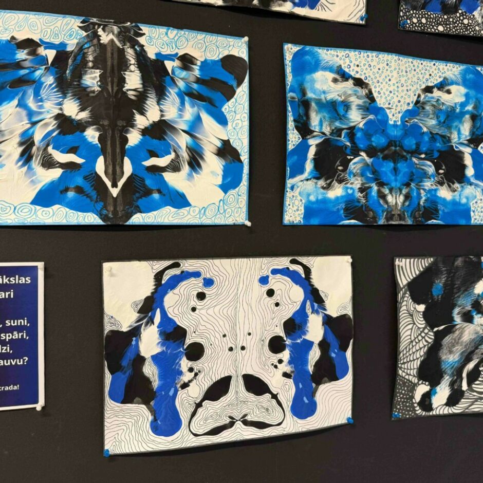 sadraudzības skolas (Pärnu Rääma Põhikool, Igaunija) skolēnu radošie darbi