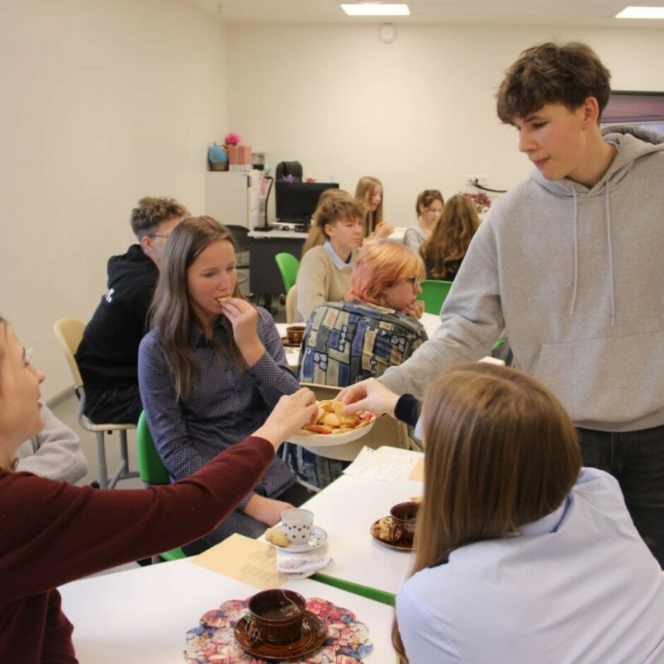 literatūras stundā 