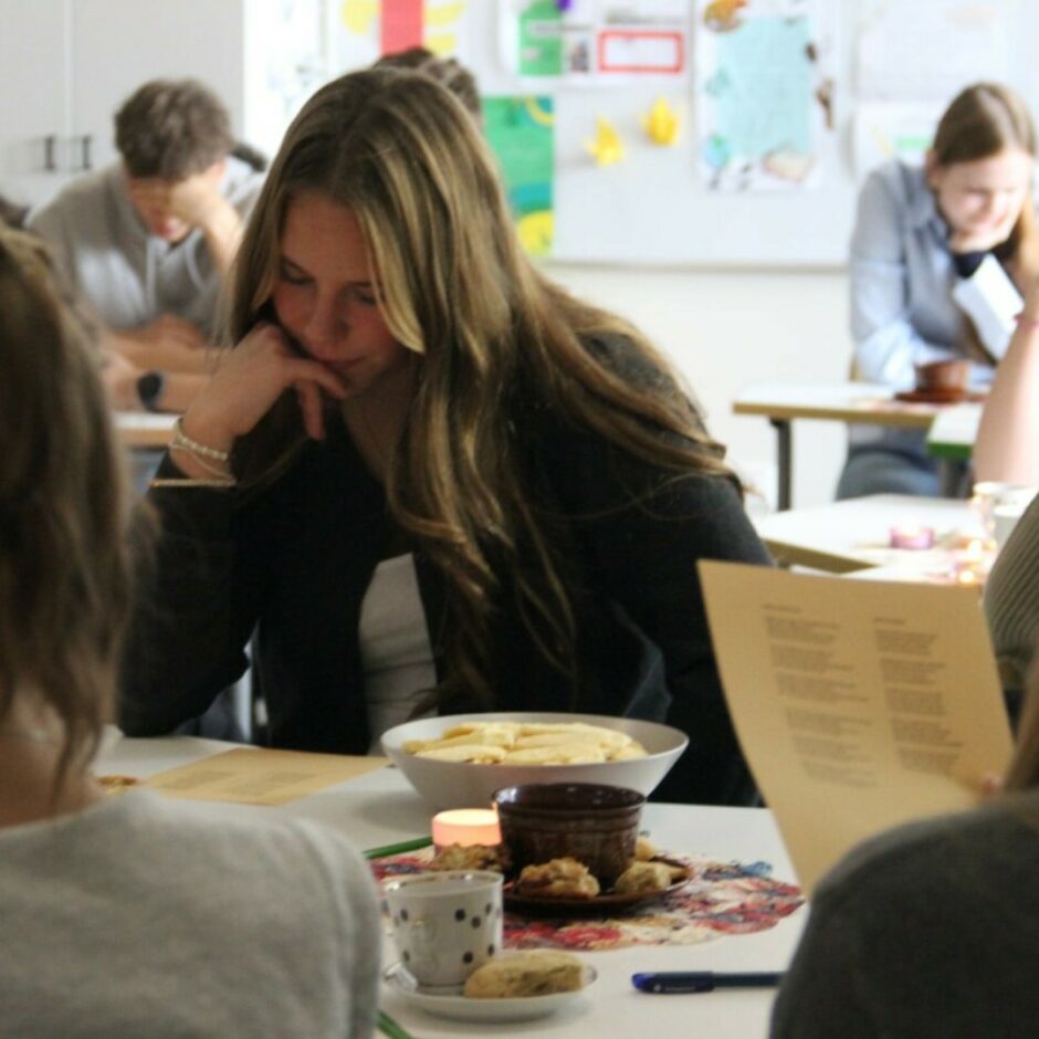 literatūras stundā 