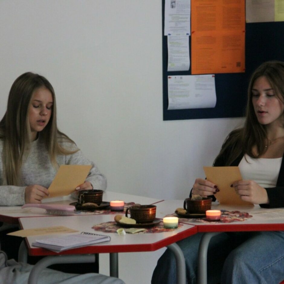 literatūras stundā 