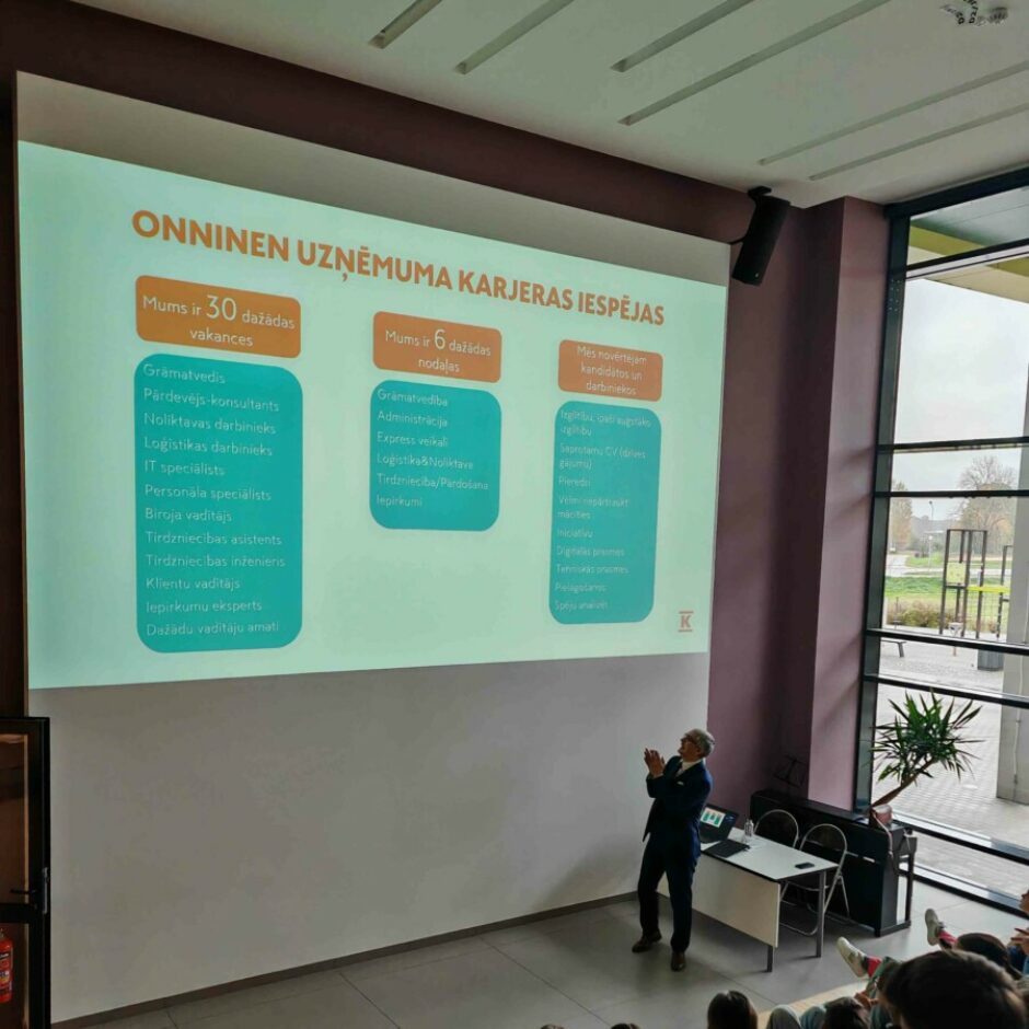 Uzņēmuma Onninen prezentācija