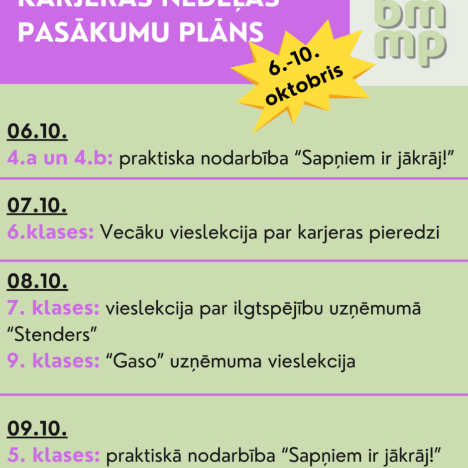 #KarjerasNedēļa2025 tuvojas!