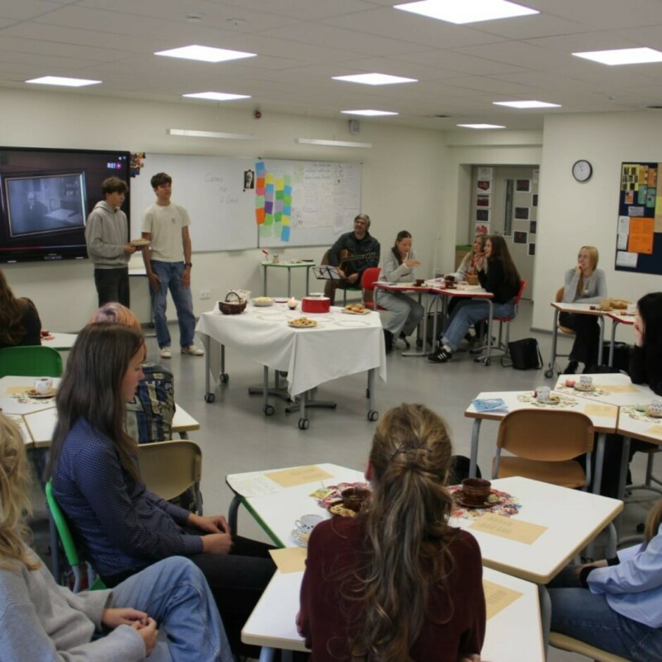 literatūras stundā 