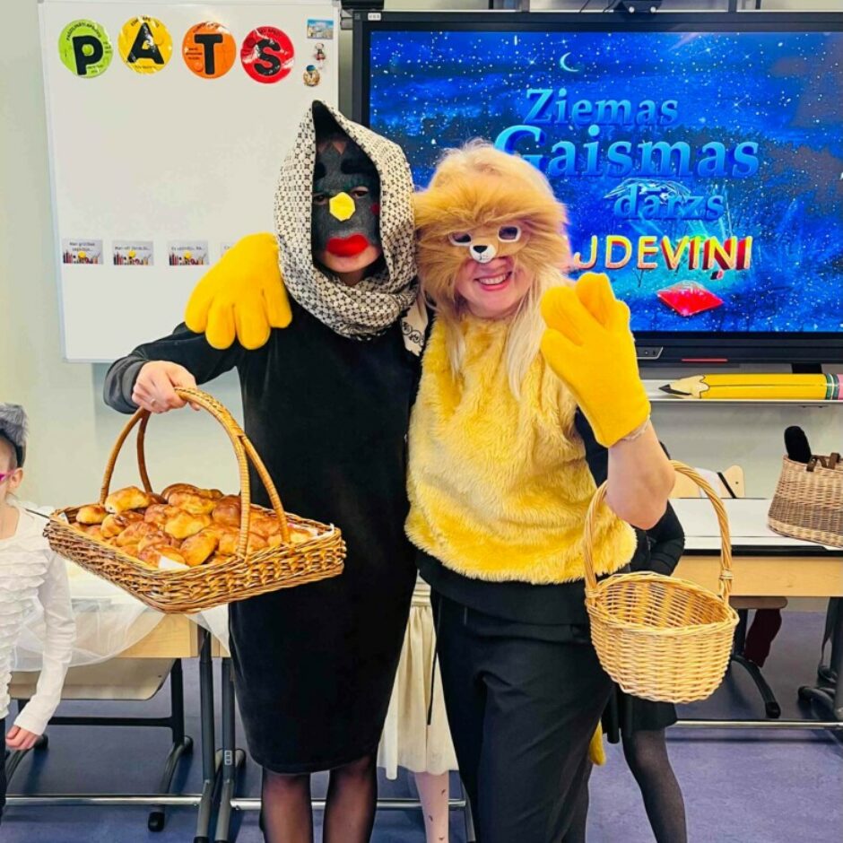 skolotājas Renāte un Iveta