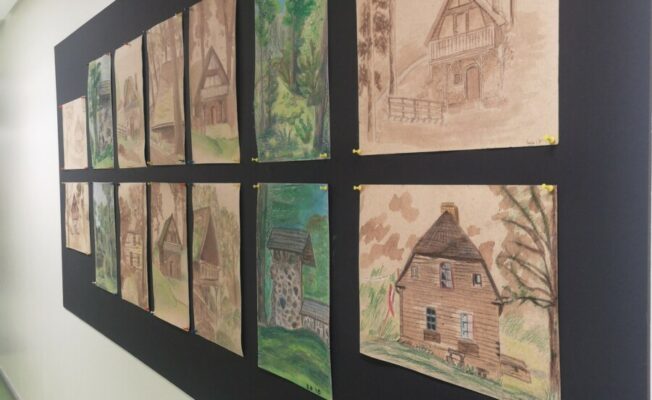 vasaras plenēra darbi - Latvijas ainavas