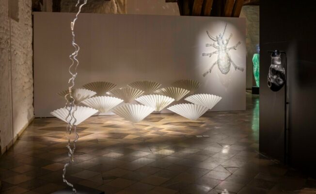 Bārbalas Gulbes dalību kā kuratorei un stikla māksliniecei izstādē 