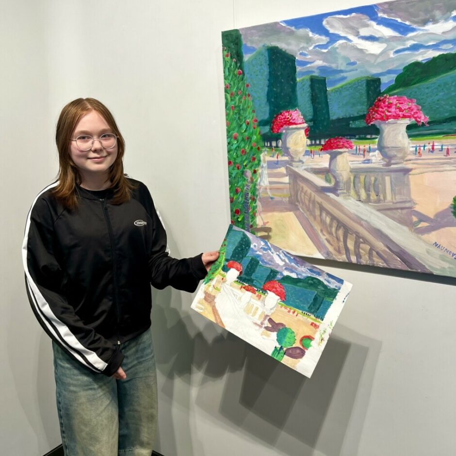 Alekseja Naumova plenēra darbu kopijas