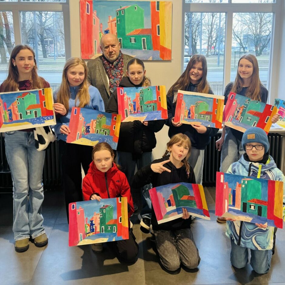 Alekseja Naumova plenēra darbu kopijas