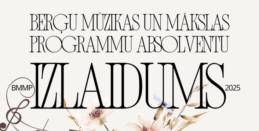 BMM programmu absolventu izlaidums 2025