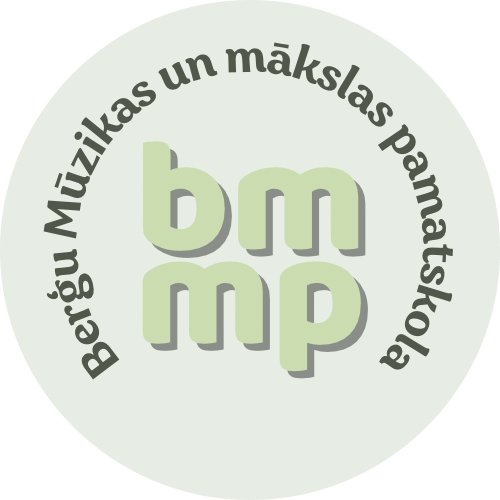 Berģu mūzikas un mākslas pamatskolas logo