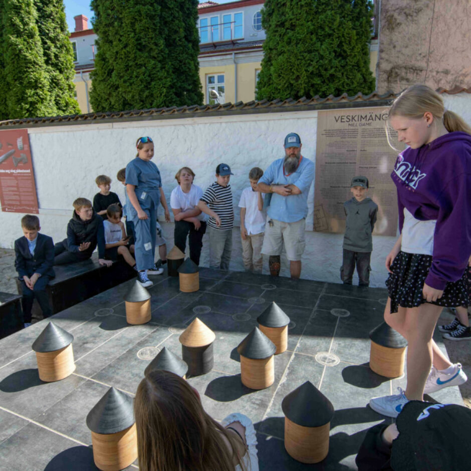 Projekta dalībnieiki ekskursijā