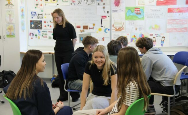 “Mana runa pārliecina” nodarbība 9.a klasē