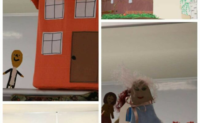 skolēni dramatizē dažādu tautu pasakas