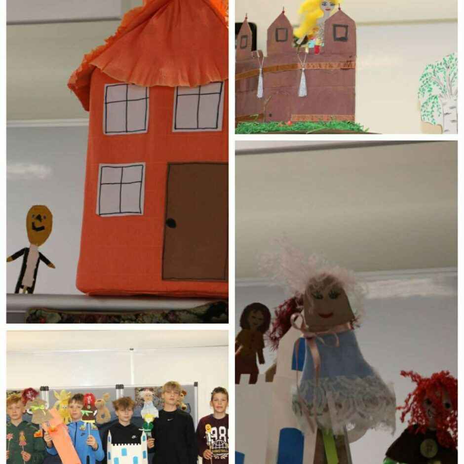 skolēni dramatizē dažādu tautu pasakas