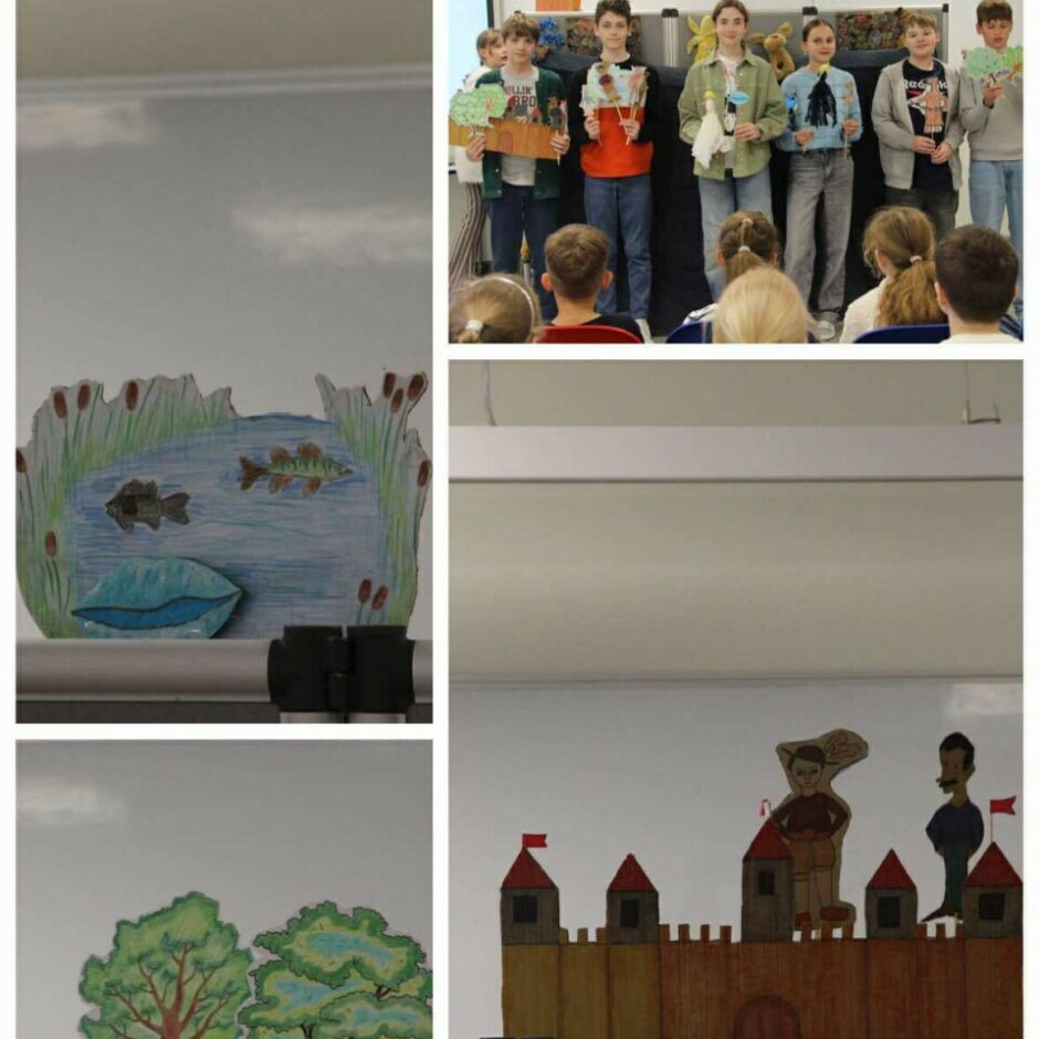 skolēni dramatizē dažādu tautu pasakas