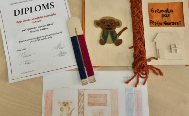 Berģu Mūzikas un mākslas pamatskolas komanda piedalās tehnoloģiju olimpiādē