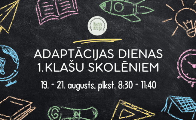 Adaptācijas dienas 1.klašu skolēniem