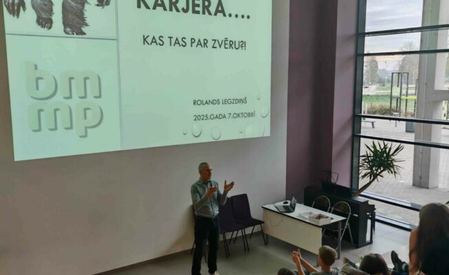 Berģu skolā #Karjerasnedēļa rit pilnā sparā!