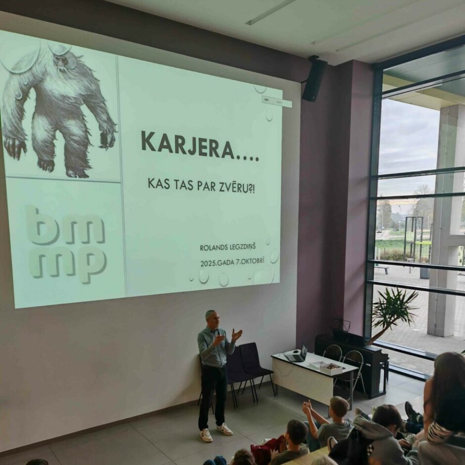 Berģu skolā #Karjerasnedēļa rit pilnā sparā!