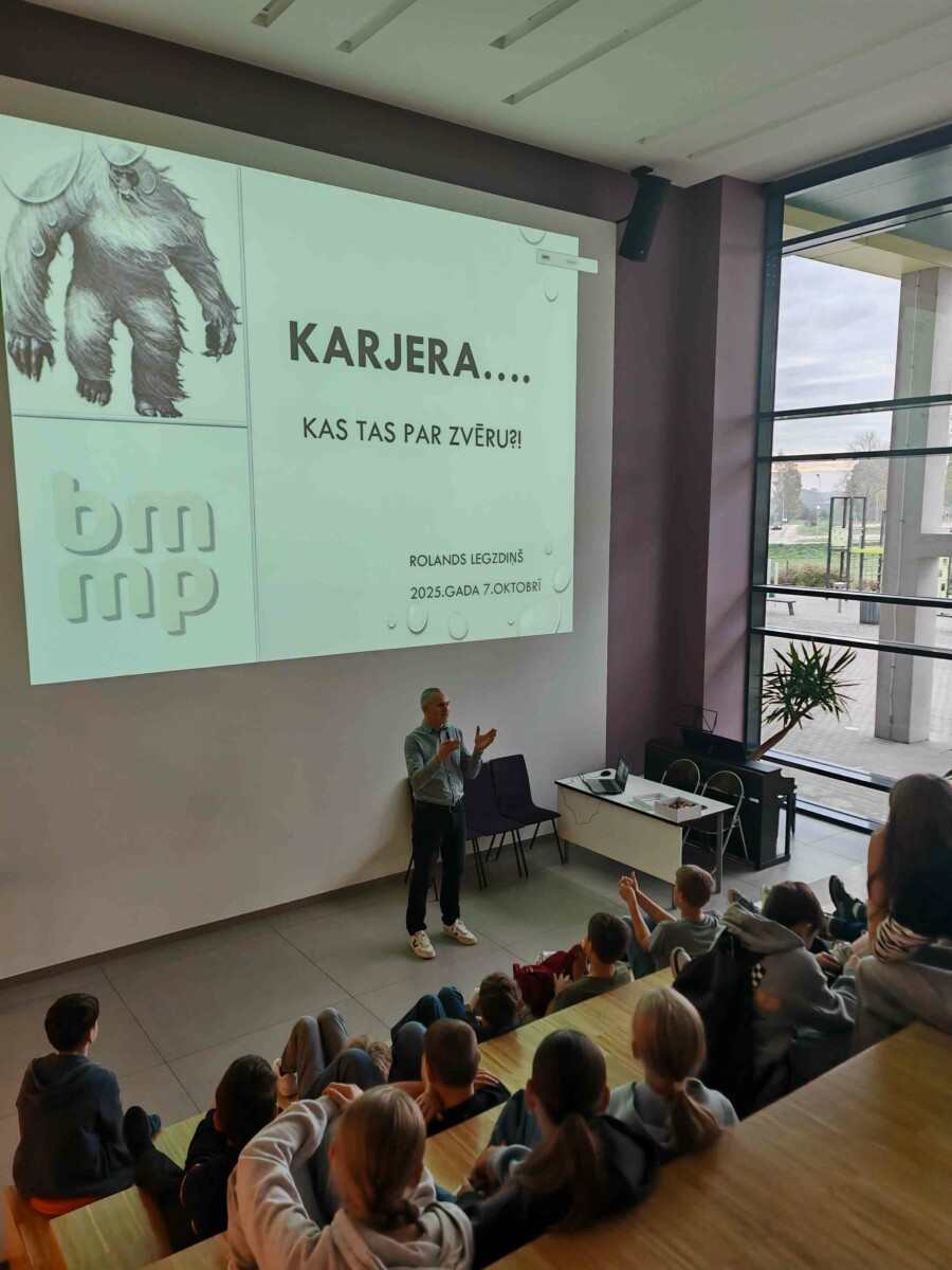 Berģu skolā #Karjerasnedēļa rit pilnā sparā!