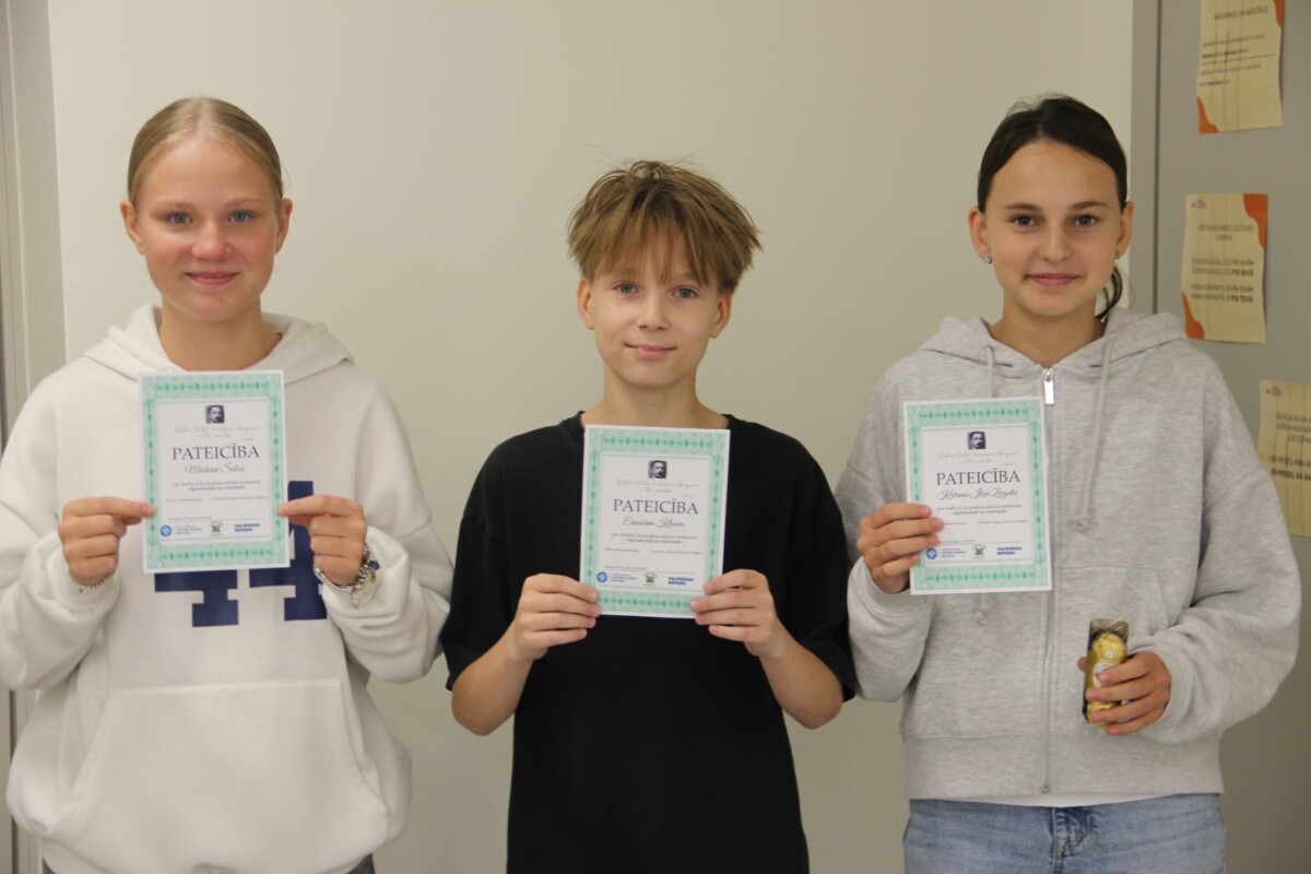 6.b klases skolēni