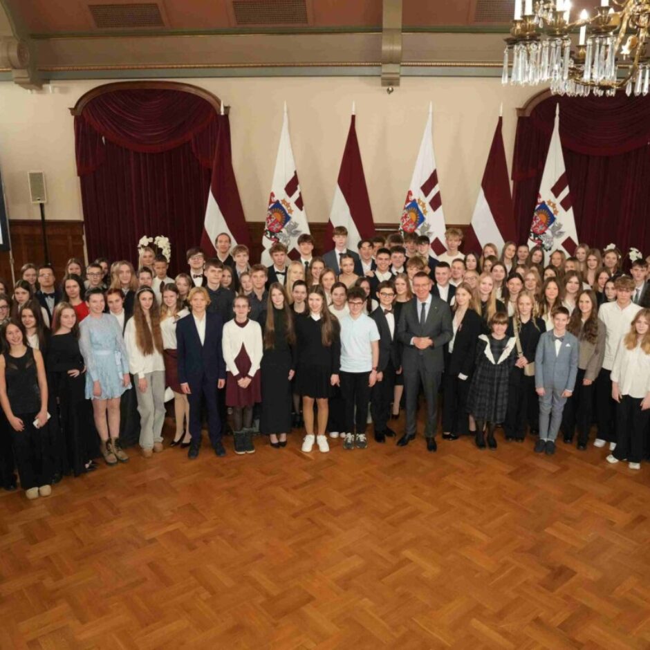 tikšanās ar Valsts prezidentu Edgaru Rinkēviču Rīgas pilī.