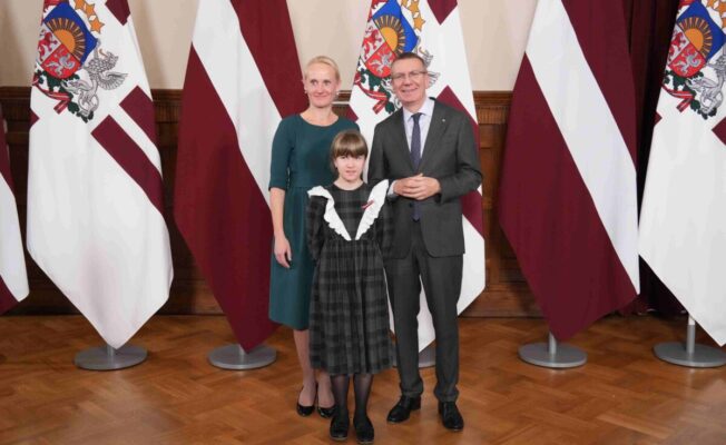 tikšanās ar Valsts prezidentu Edgaru Rinkēviču Rīgas pilī.