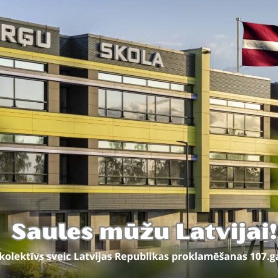 Saules mūžu Latvijai!