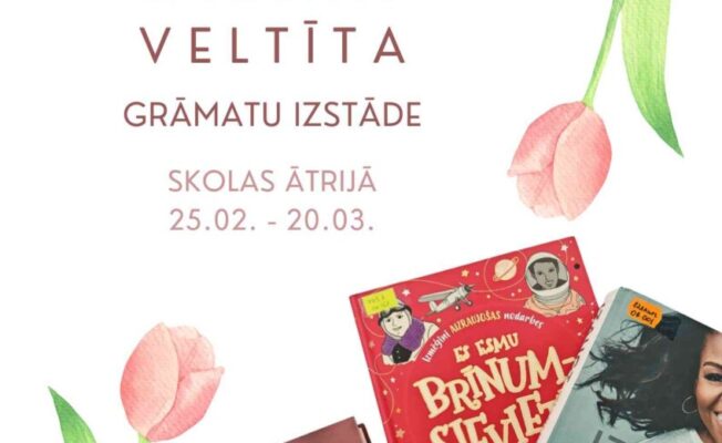 Sieviešu dienai veltīta grāmatu un projektu darbu izstāde