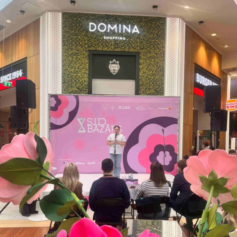 Patrīcija Neimane uz T/C Domina skatuves