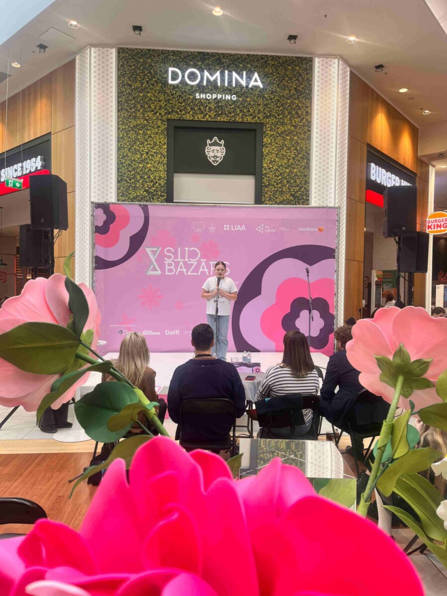 Patrīcija Neimane uz T/C Domina skatuves