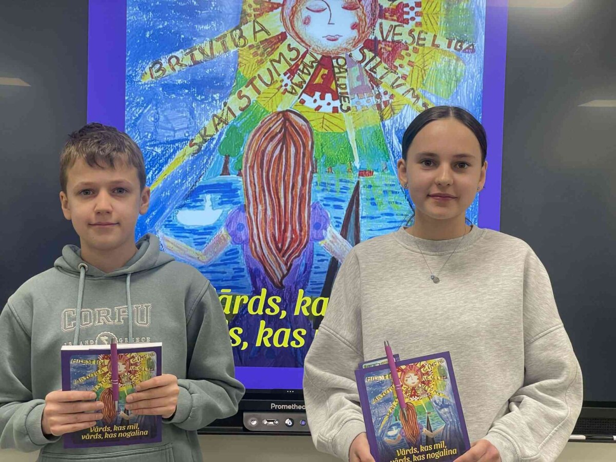 Apsveicam Veroniku Kuzņecovu (6.b) un Tomu Ķirsonu (7.b)!